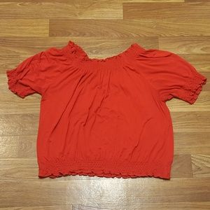 Karen Kane 1X Plus Size frilled collar blouse top